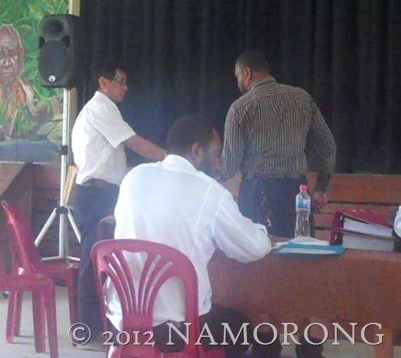 One lawyer representing both landholders and the logging company!