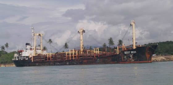 Stolen logs leaving Papua New Guinea every week while politicians and bureaucrats look on