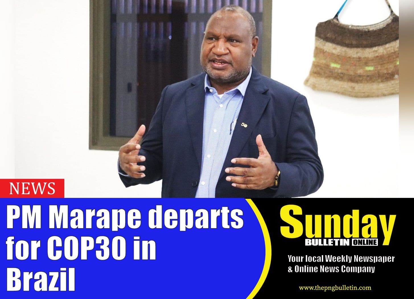 PNG Prime Minister James Marape