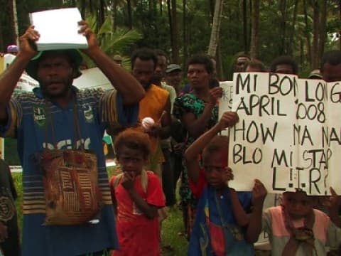 SABL: Villagers stage peaceful protest