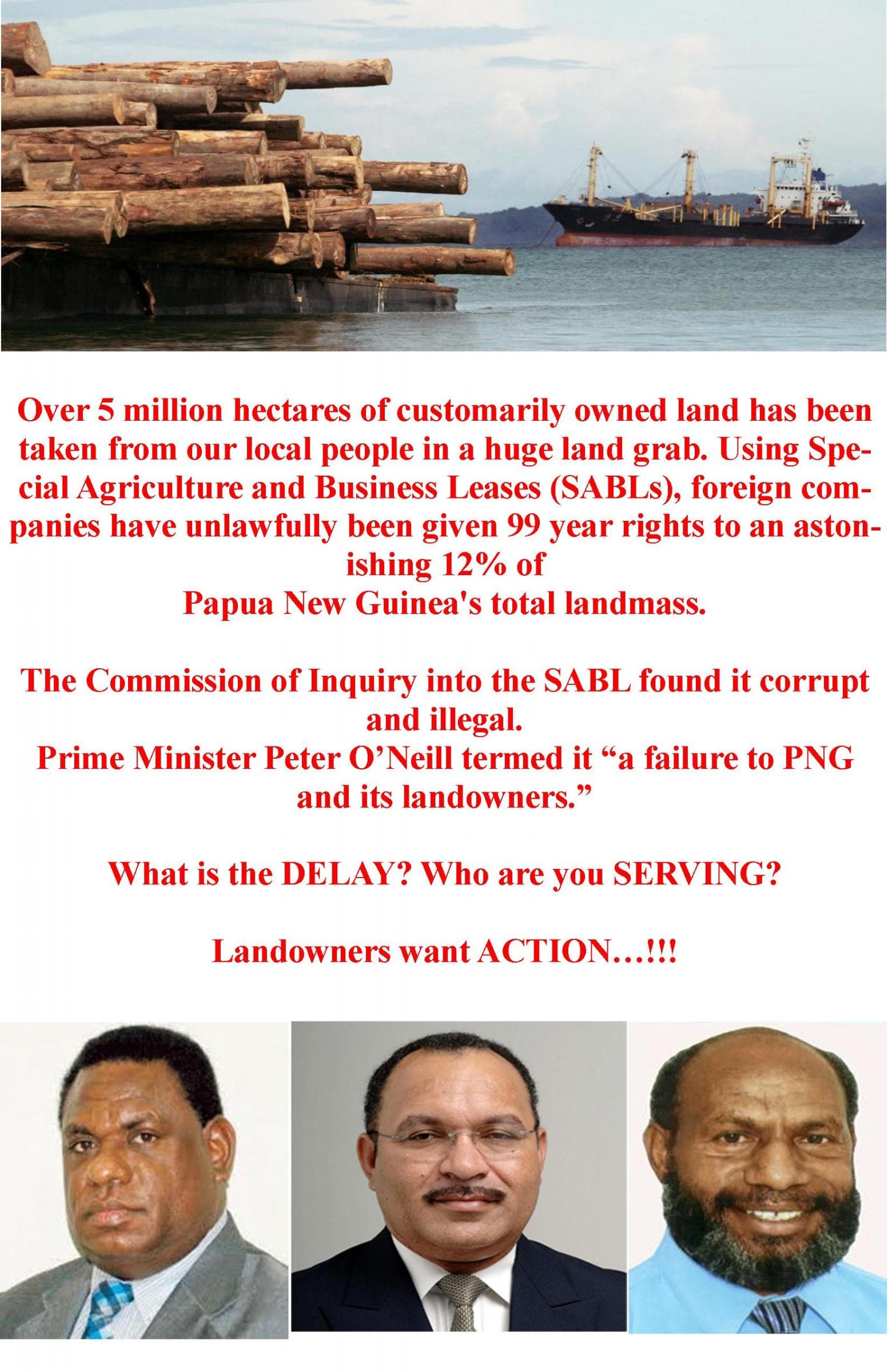 What is the delay in canceling the illegal SABL leases?