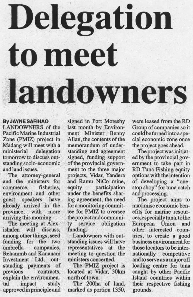 Landowners secure important victory on PMIZ