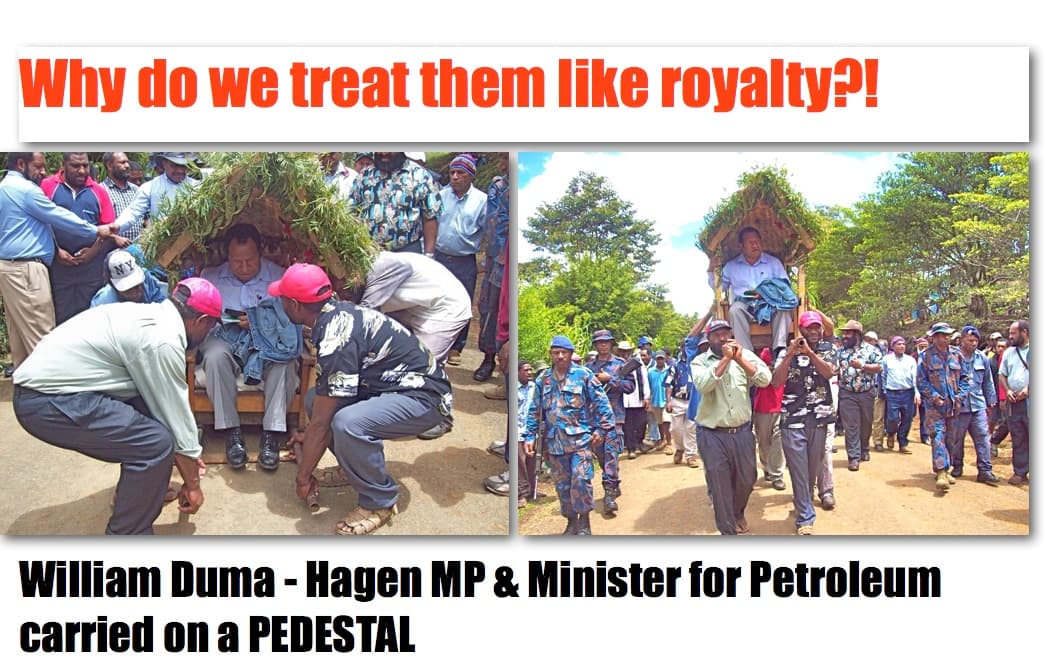 Why do we treat them as royalty?