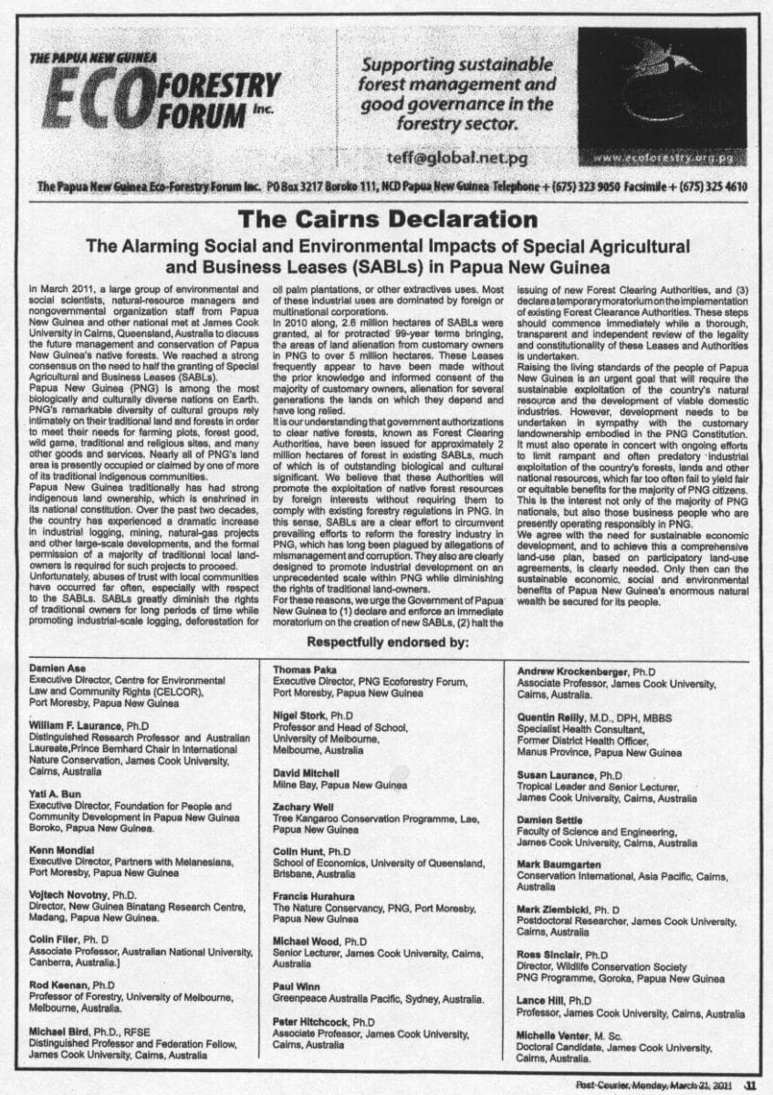 Over 10% of customary land lost in dodgy agriculture leases