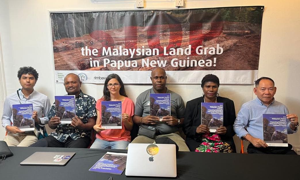 PNG forest activists take protest to Malaysia