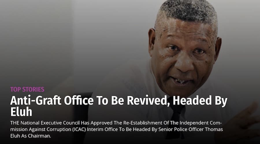 Government's 'interim ICAC' not "Independent"