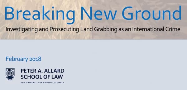 #PNG land grabbers could potentially face International Criminal Court