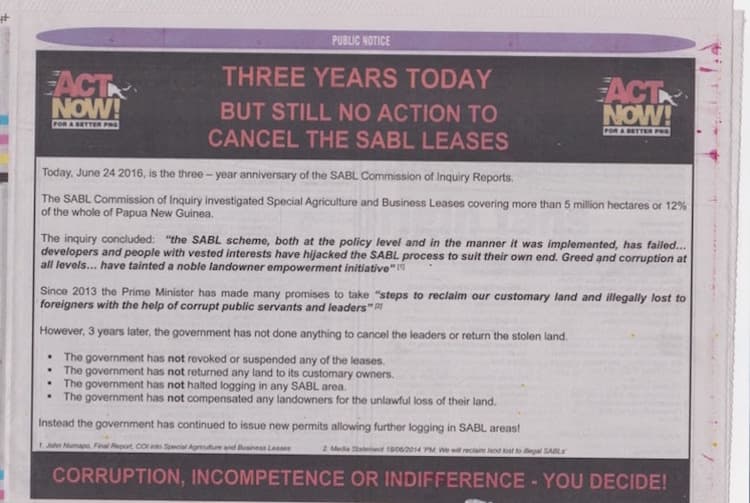 Three years but still no action to cancel SABL leases