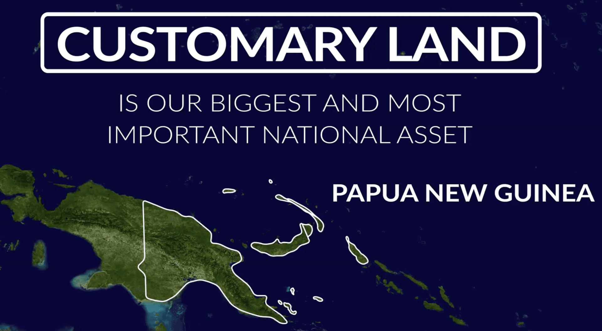 Customary Land Promotes Self Reliance