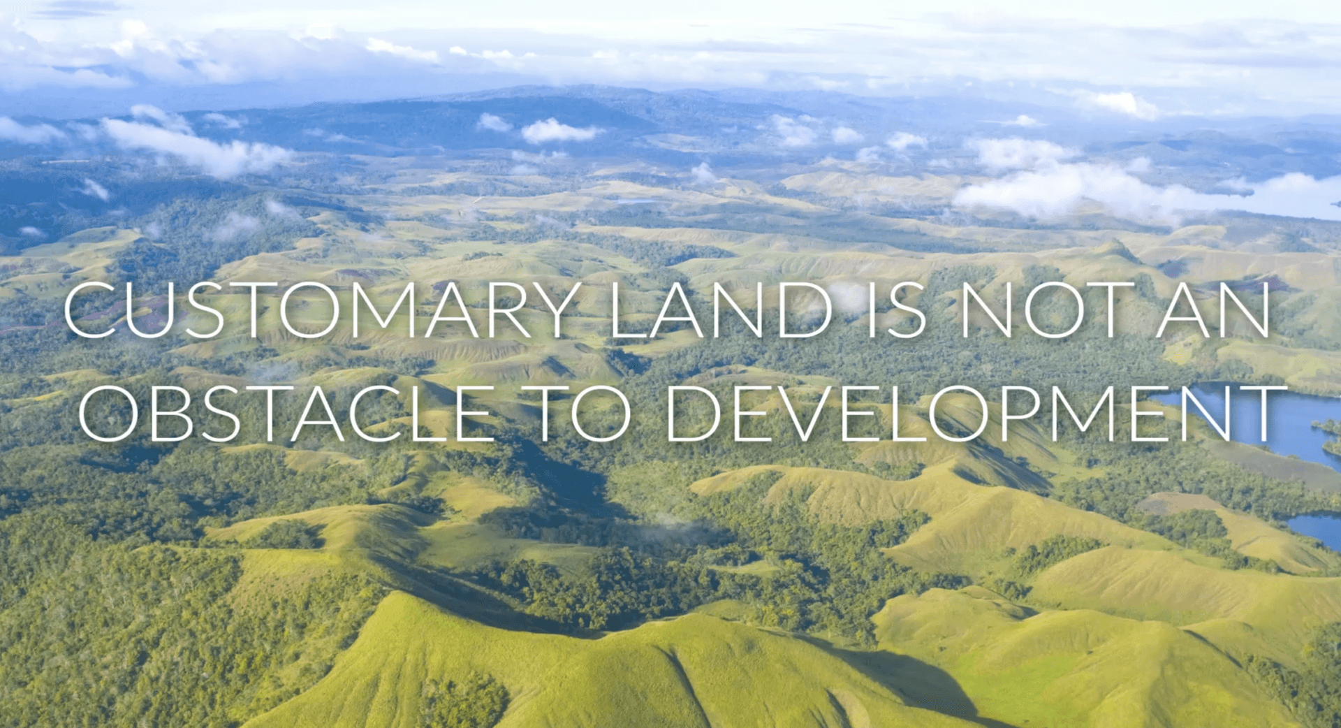Customary Land Promotes Self Reliance