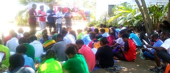 Community activists prepare to engage with villages impacted by experimental seabed mining