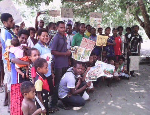 Aitape Lumi villages send message of opposition to SABL land grab to PM