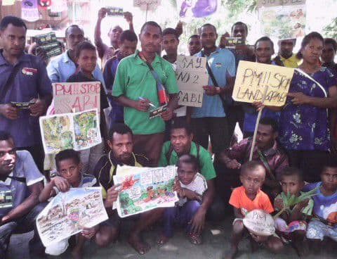 Aitape Lumi villages send message of opposition to SABL land grab to PM