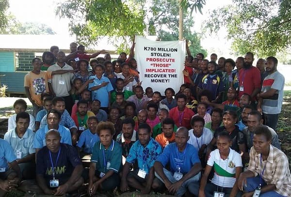 SABL postcard signing in East Sepik
