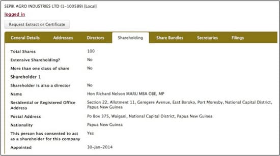 Will KLK proceed with the corrupt Sepik oil palm deal?