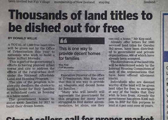 Rimbunan Hijau evicts Bumbu residents in Lae