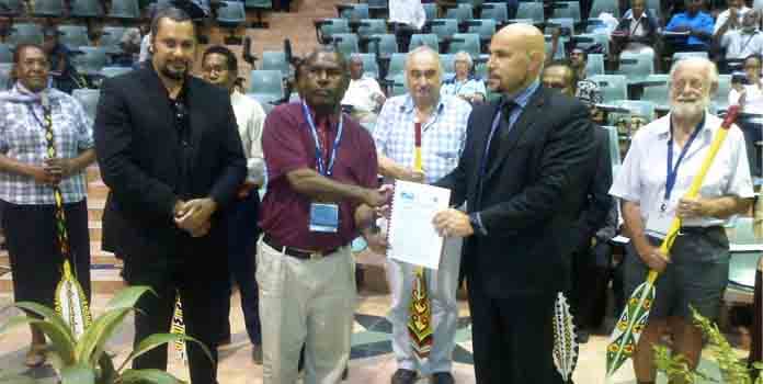 Research Conference present research to Waigani