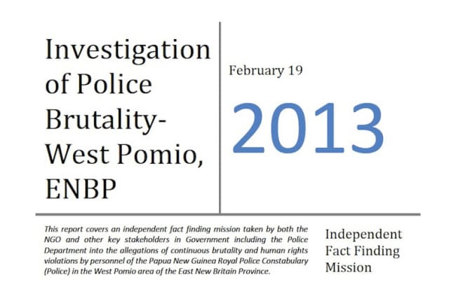 Multi-agency report confirms police working for Rimbunan Hijau brutalize communities in SABL areas